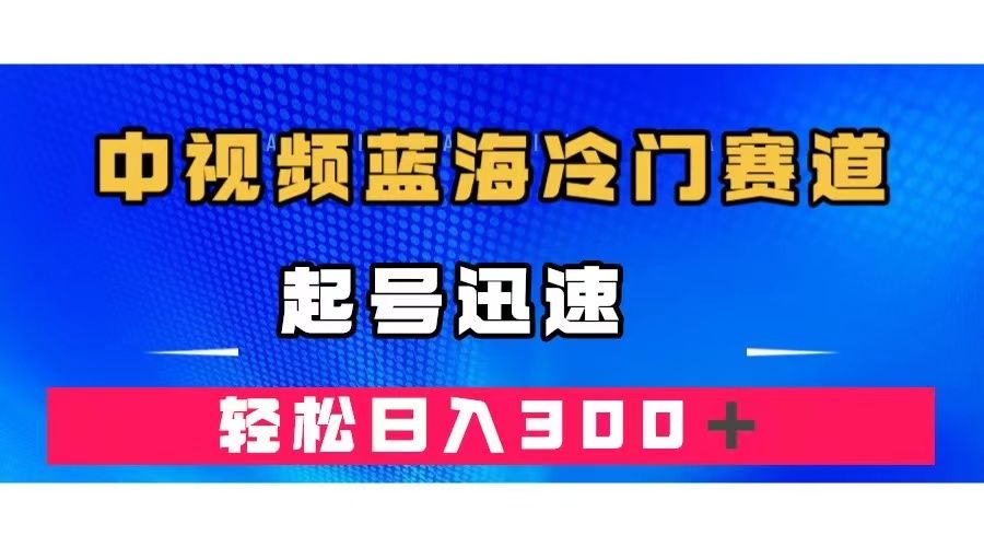 中视频蓝海冷门赛道，韩国视频奇闻解说，起号迅速，日入300＋-靠谱项目库