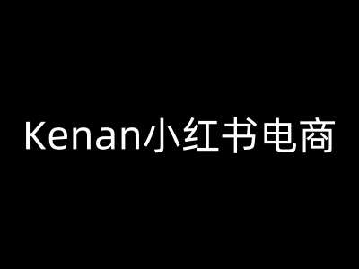 Kenan小红书电商-kenan小红书教程-靠谱项目库
