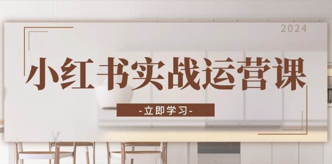 小红书实战运营课：从开通店铺到直播话术，打造爆款笔记与高效直播-靠谱项目库