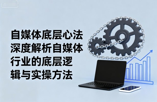 自媒体底层心法，深度解析自媒体行业的底层逻辑与实操方法-靠谱项目库