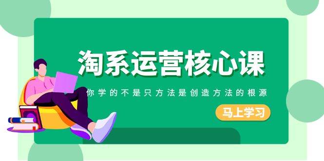（8392期）淘系-运营核心课，你学的不是只方法是创造方法的根源（190节课）-靠谱项目库