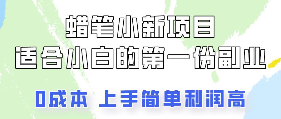 蜡笔小新项目拆解，0投入，0成本，小白一个月也能多赚3000+-靠谱项目库