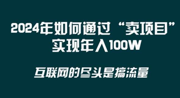 2024年 做项目不如‘卖项目’更快更直接！年入100万-靠谱项目库