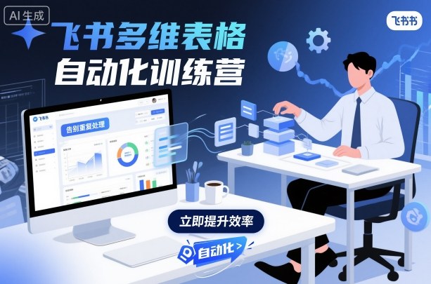 飞书多维表格自动化训练营，手把手教你告别重复处理，用多维表格开启高效办公新模式-靠谱项目库