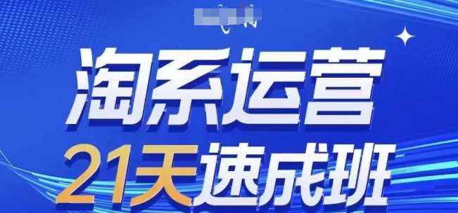 淘系运营21天速成班(更新24年7月)，0基础轻松搞定淘系运营，不做假把式-靠谱项目库