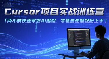 Cursor项目实战训练营，两小时快速掌握AI编程，零基础也能轻松上手-靠谱项目库