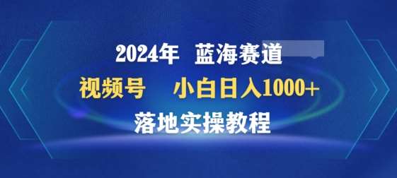 2024年视频号蓝海赛道百家讲坛，小白日入1000+，落地实操教程【揭秘】-靠谱项目库