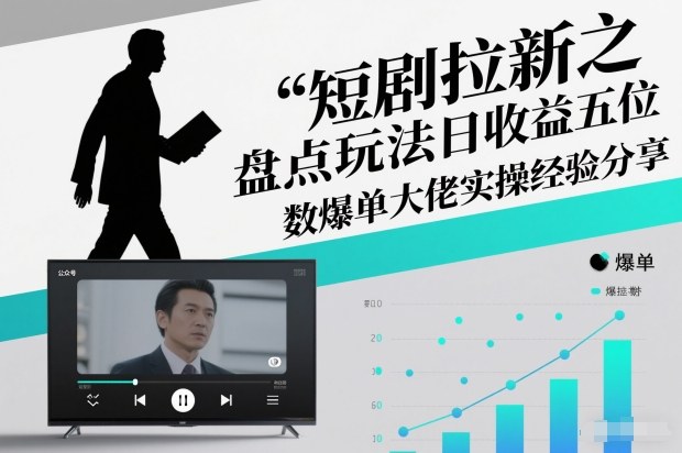 短剧拉新之盘点玩法日收益五位数爆单大佬实操经验分享-靠谱项目库