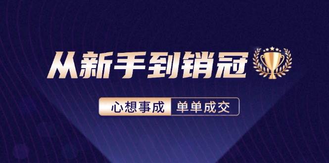 （12383期）从新手到销冠：精通客户心理学，揭秘销冠背后的成交秘籍-靠谱项目库