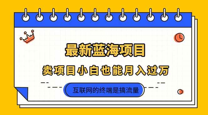 （14289期）2025年最新蓝海项目，卖项目小白也能月入过万-靠谱项目库