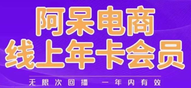 阿呆电商线上年会员，阿呆电商干货分享（更新中）-靠谱项目库