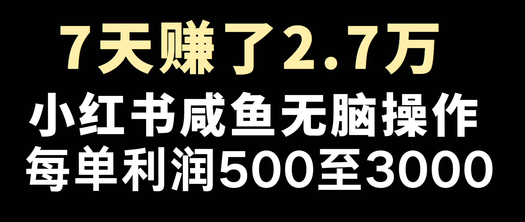 全网首发，7天赚了2.6万，2025利润超级高！-靠谱项目库