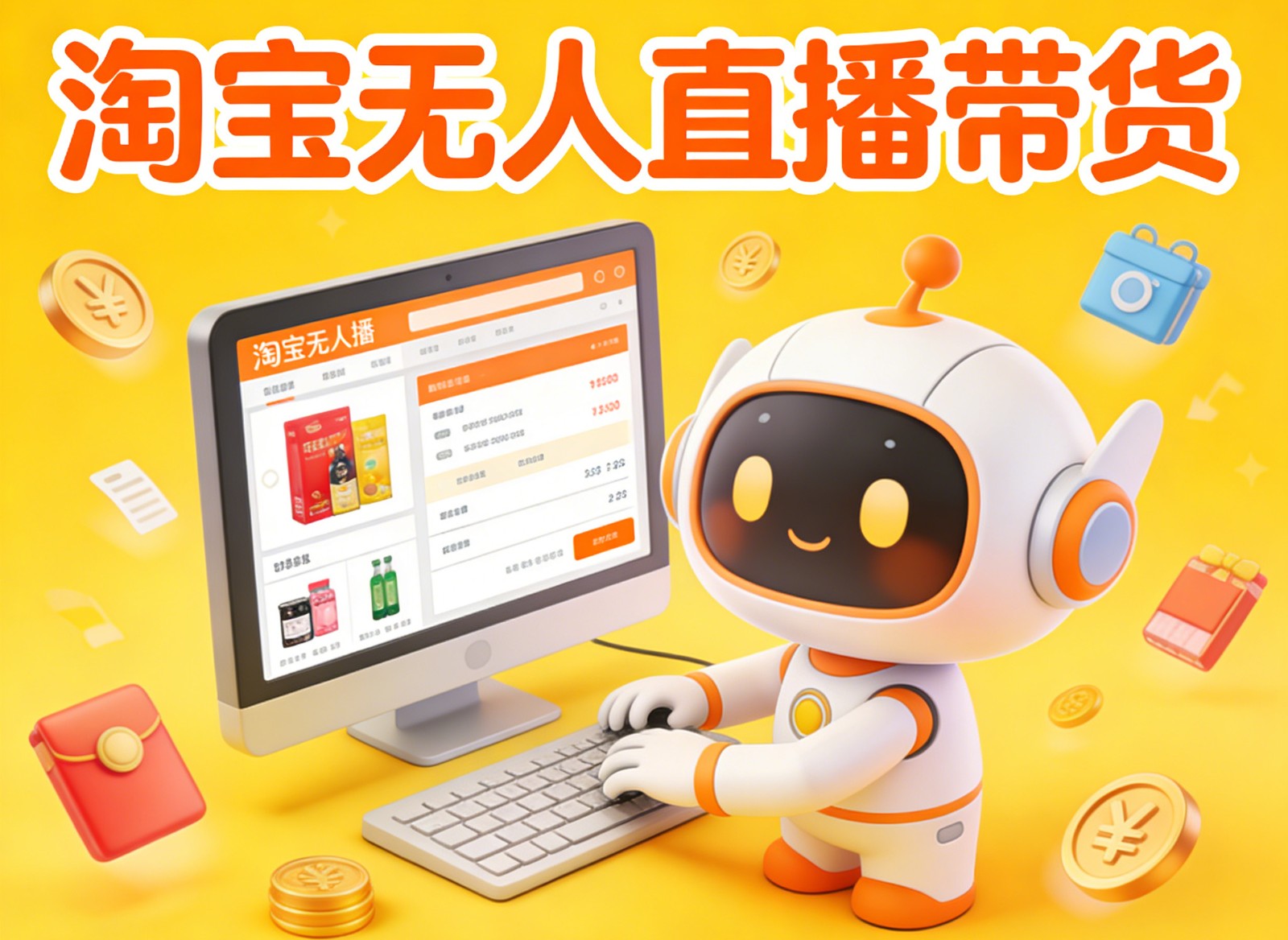 淘宝无人直播带货，24小时自动卖货，月佣金1W+，不违规不封号，不用露脸-靠谱项目库