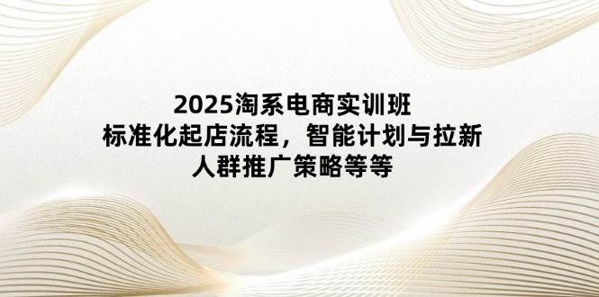 （14522期）2025淘系电商实训班：标准化起店流程，智能计划与拉新，人群推广策略等等-靠谱项目库