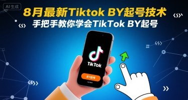 8月最新Tiktok搬运起号技术，手把手教你学会TikTok搬运起号-靠谱项目库
