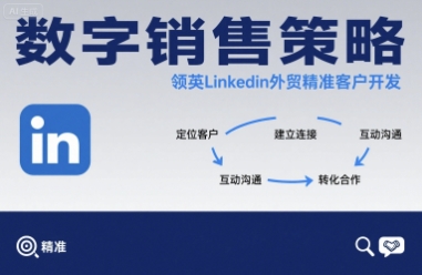 数字销售策略领英LinkedIn外贸精准客户开发-靠谱项目库