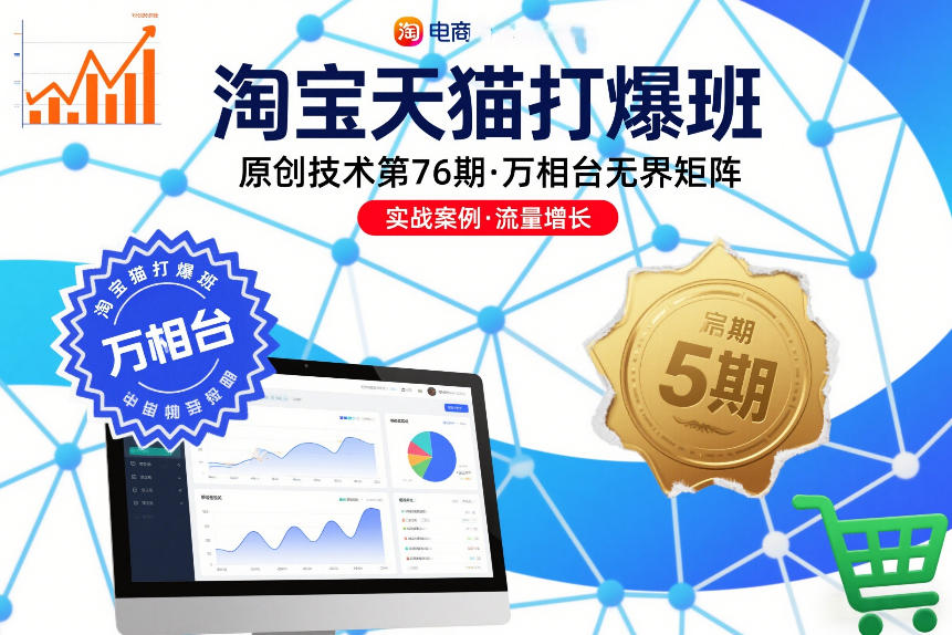 淘宝天猫打爆班原创技术第76期，万相台无界矩阵-靠谱项目库
